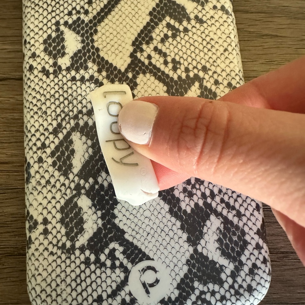 Loopy Case Grey & White Snakeskin IPhone X Case - Picture 3 of 3